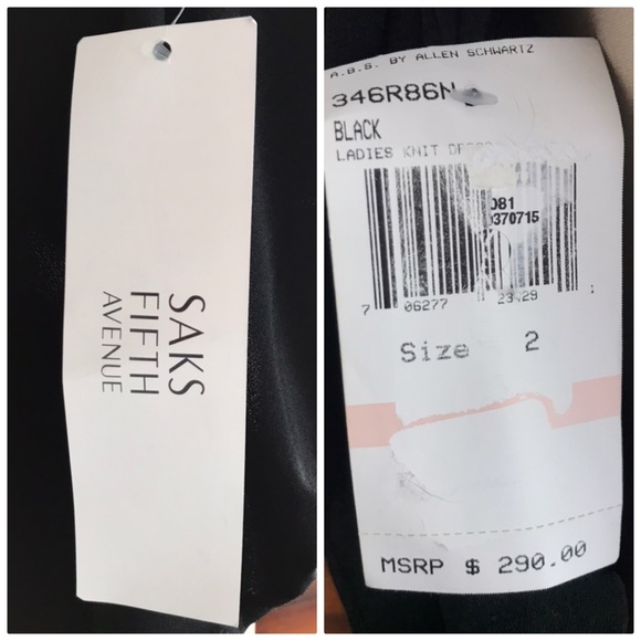 A.B.S Deep V Neck Knit Dress - Picture 8 of 8